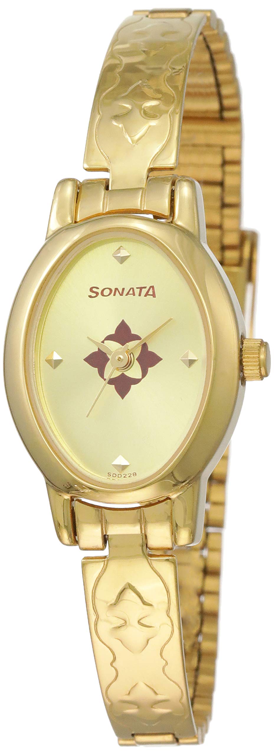 SonataAnalog Gold Dial Men's Watch-NL8100YM04/NP8100YM04