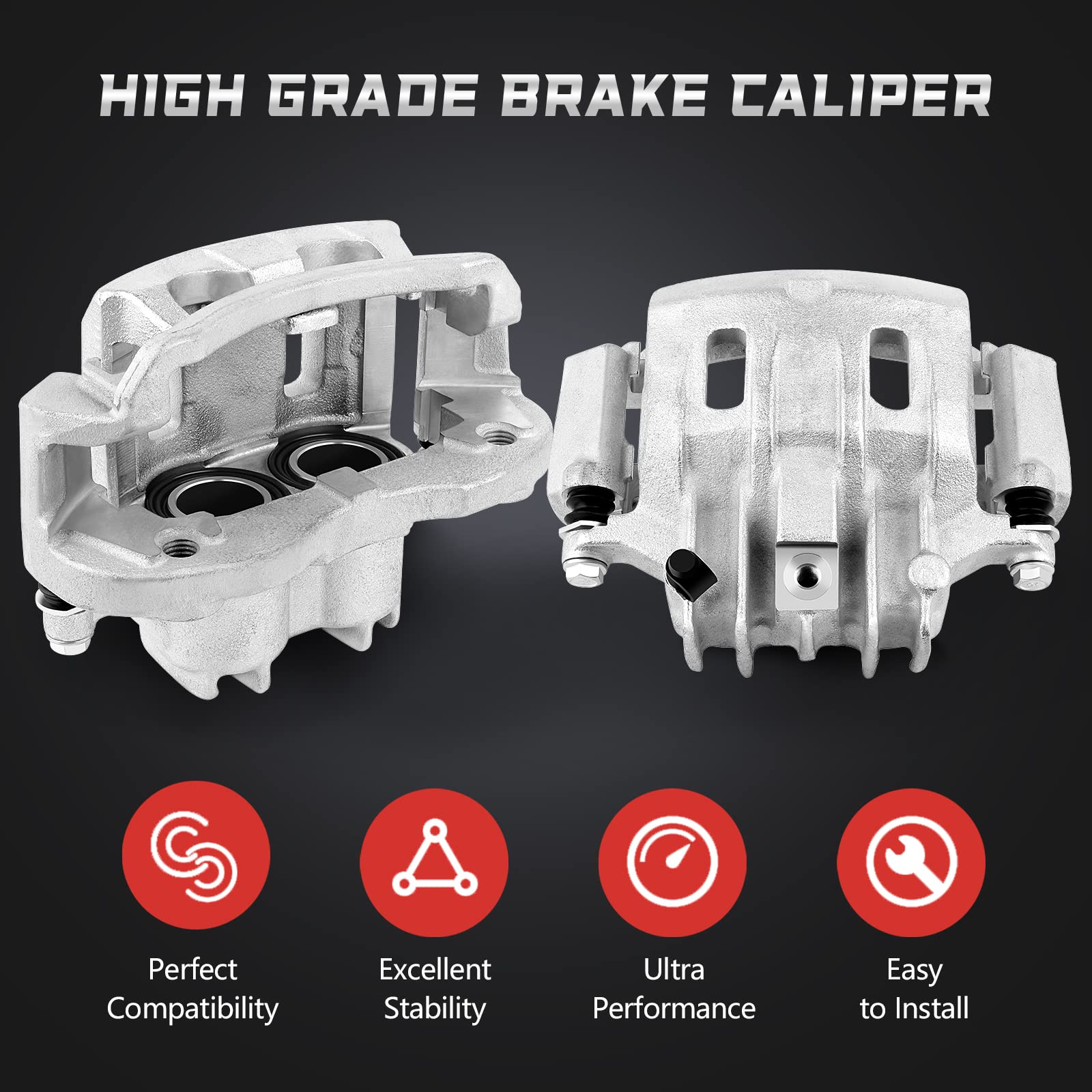 Amazon.com: 18-B4752 18-B4753 Rear Left & Right Brake Caliper 