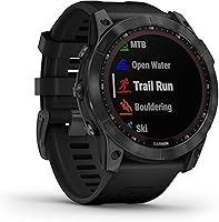 Vista 16 de Garmin Fenix 7X Solar Multisport Reloj GPS gris pizarra con correa negra