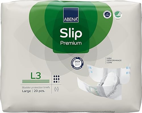 Abena Abena Slip - Pañales desechables para incontinencia para adultos, absorción pesada, nivel 3, grande, 40 unidades