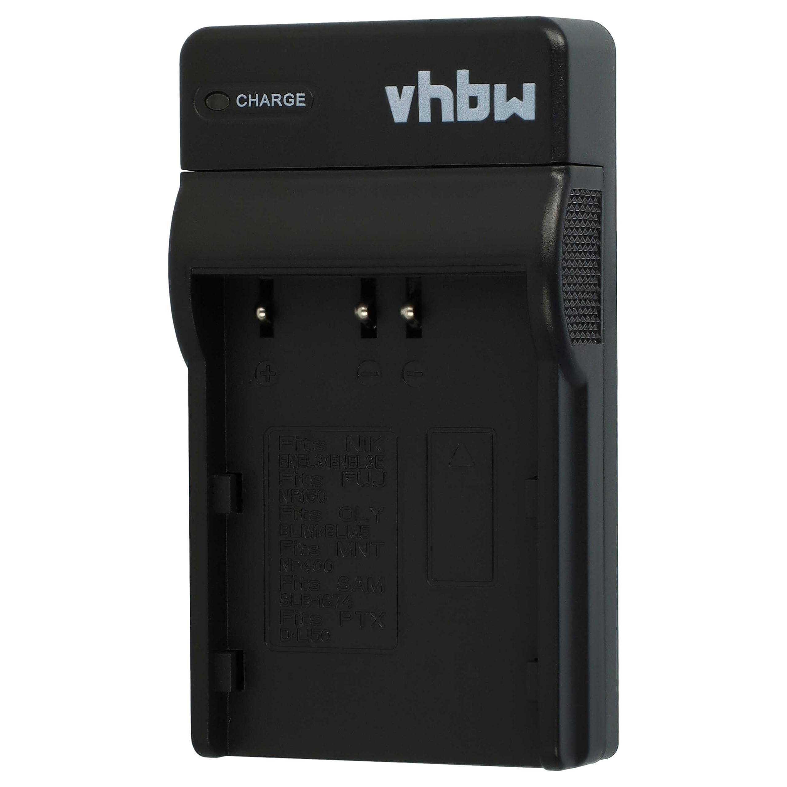 vhbw Ładowarka USB-C kompatybilna z Fuji Fujifilm NP-150 do kamery - ładowarka + kabel USB-C wskaźnik ładowania