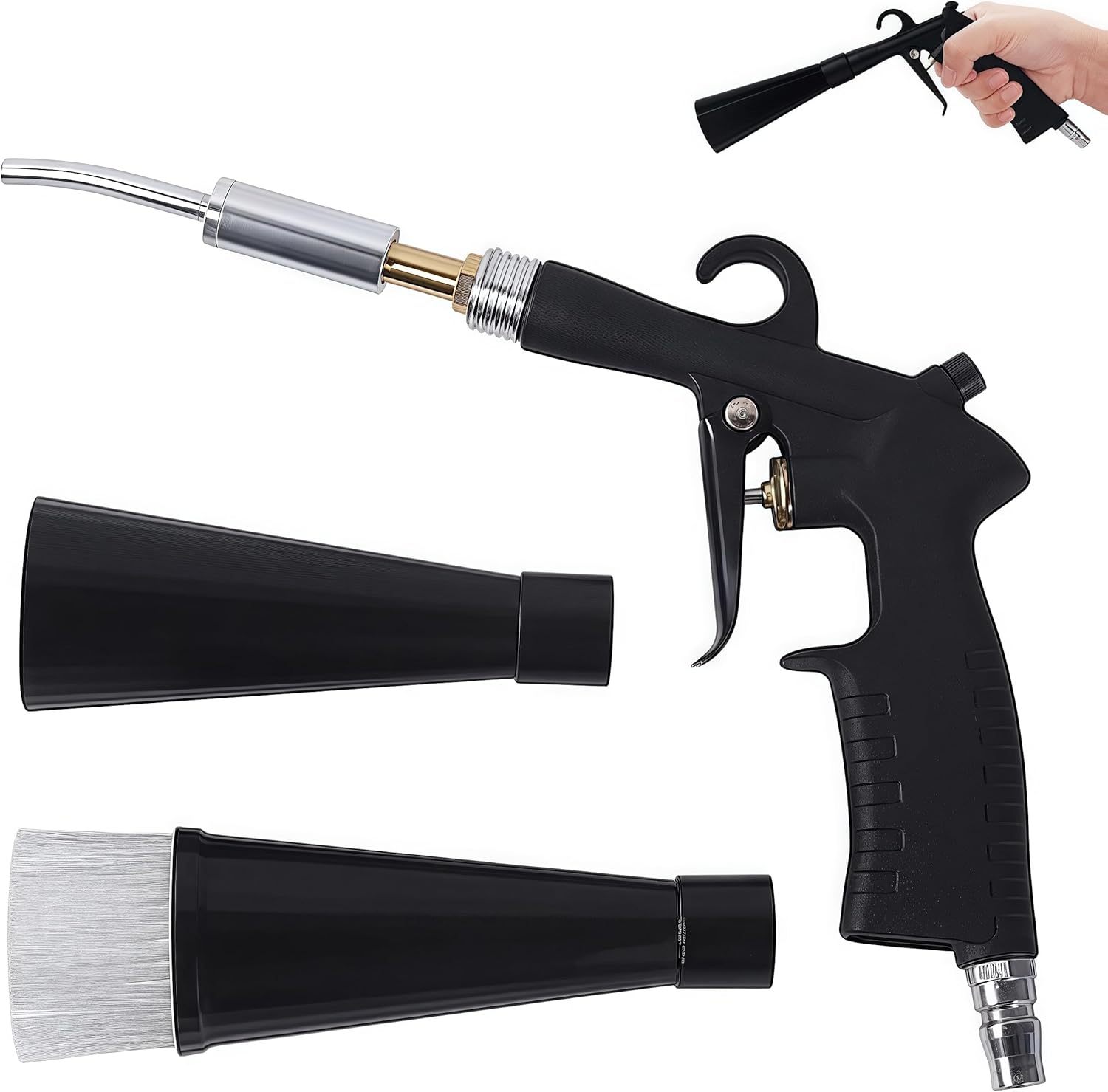 Druckluftpistole Reinigungspistole - Für Auto Innenreinigung & Staubentfernung