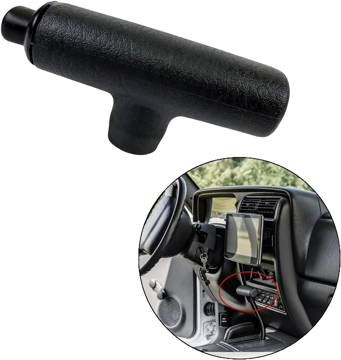 52104028 52077560 53000675 Automatic Gear Shift Handle Knobs Compatible with Jeep Cherokee 1984-2001 Comanche 1987-1992 and Wrangler 1997-2006
