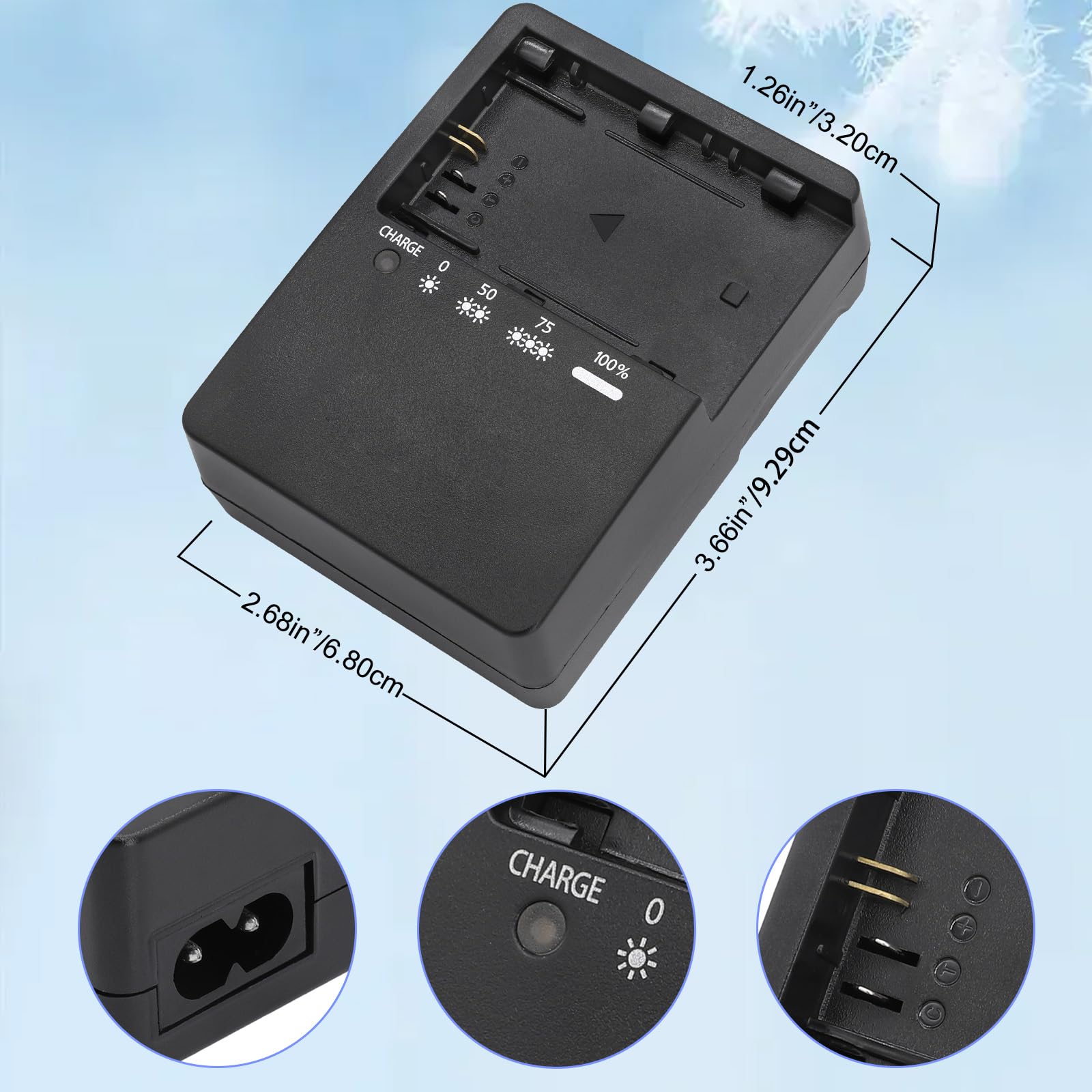 Caricabatterie Canon LC-E6E Per Batterie LP-E6, LP-E6N, LP-E6NH – Compatibile E Usato Ma Ottimo