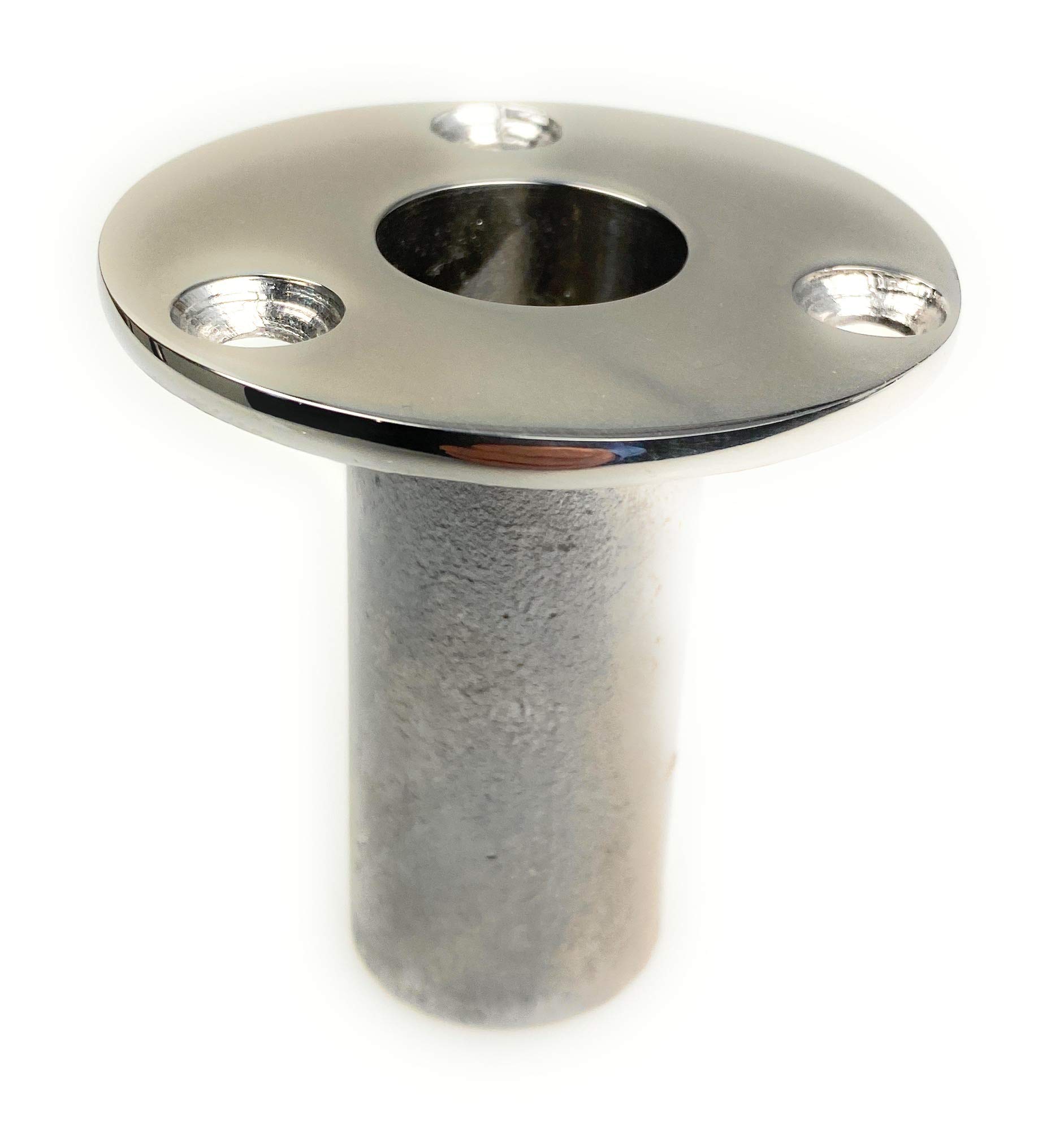 ARBO-INOX Rohrhalter für Persenning oder Sprayhood–Relingsfuß -auch als Bodenhülse oder Pfostenträger -Edelstahl AISI316 – 20–30 mm Rohr – Langlebiger Halt