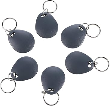RFID 125khz Key Ring Tag EM4305 Copy Rewritable EM ID Keyfobs Tag Key Ring Card 100 Pack