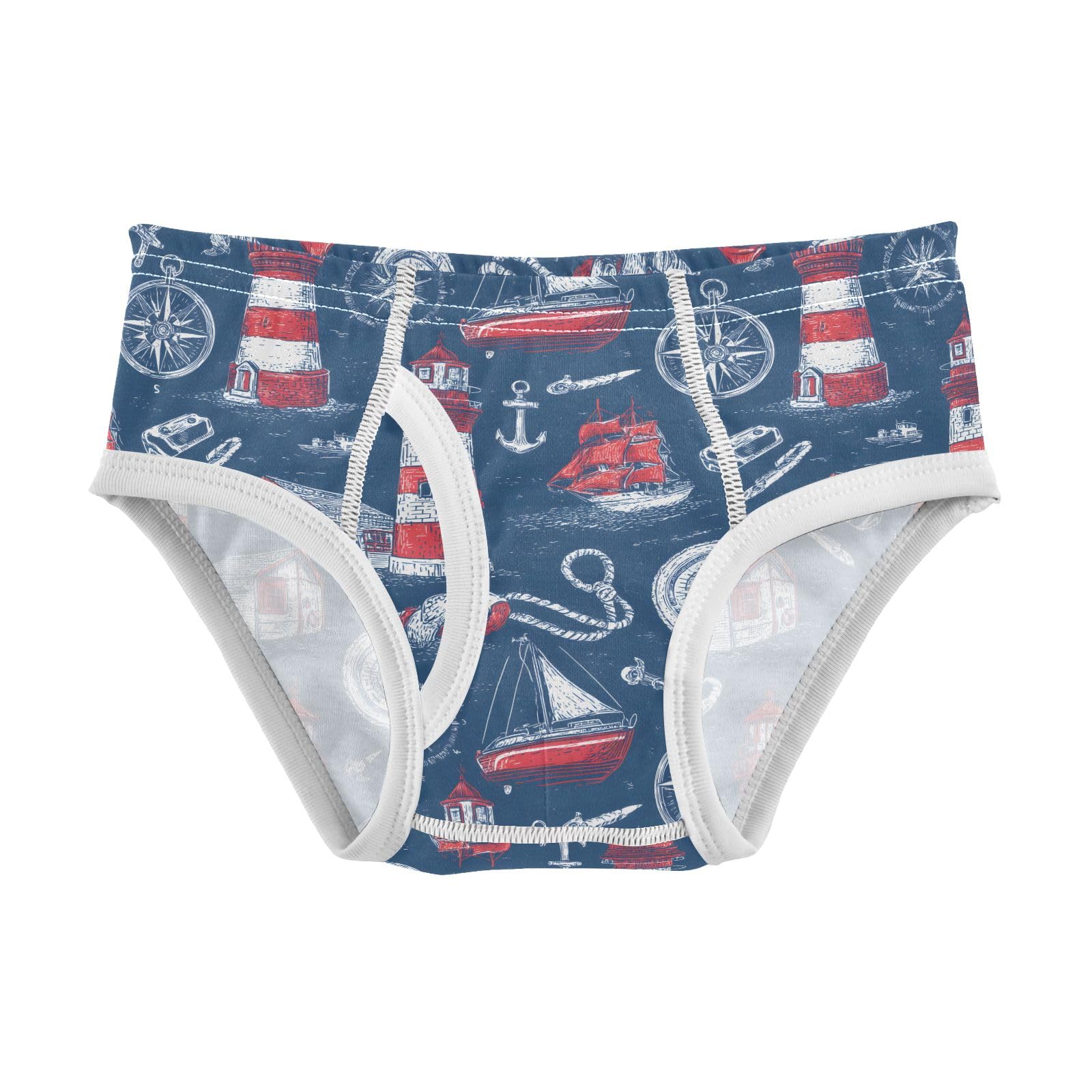 senya Baby Toddler Boys Underwear Kids Exclusive Boxer Briefs Comfort 2T Compass Lighthouse Ship