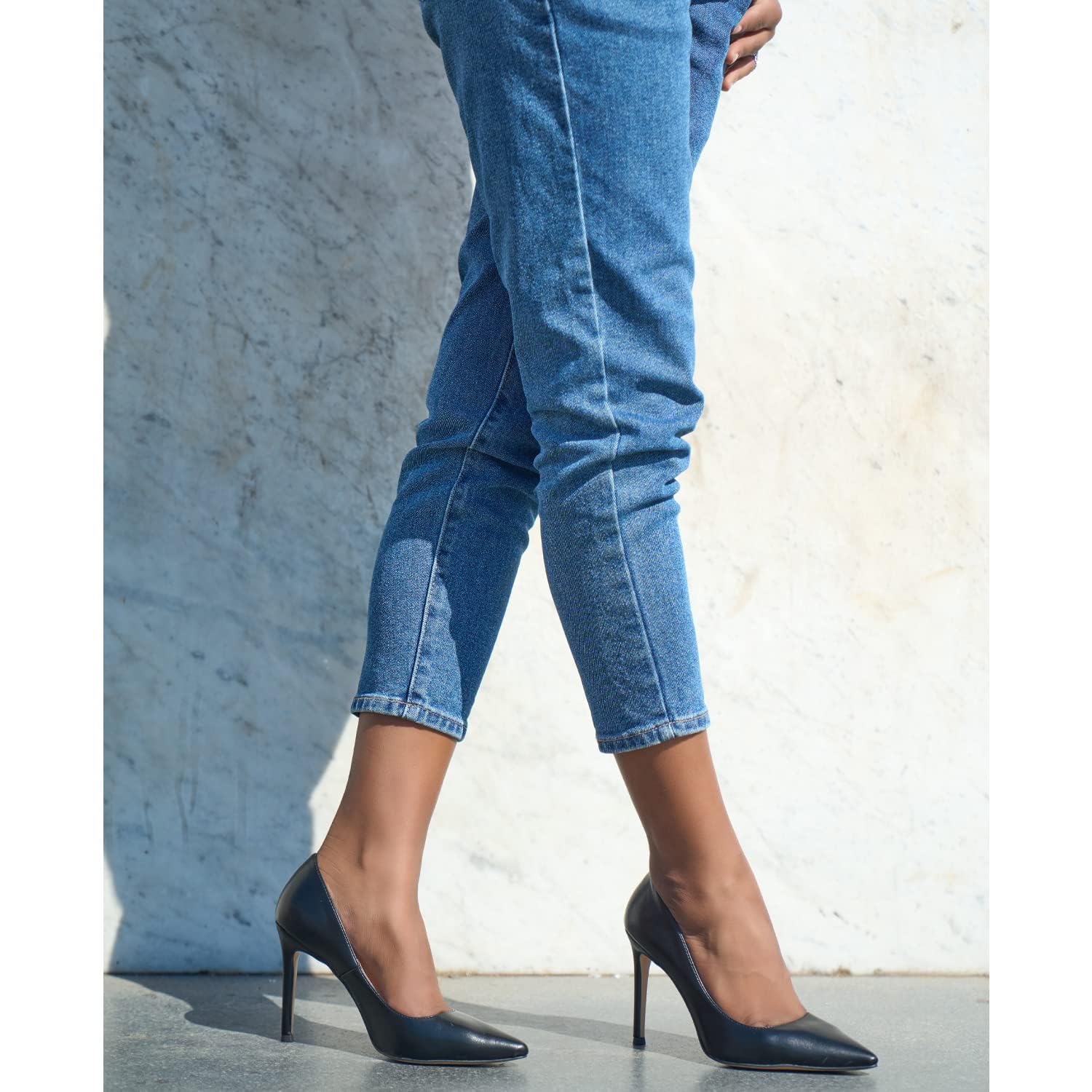 QUEEN HELENA Decollete Scarpe con Tacco a Spillo Eleganti a Punta Chiusa Donna K206