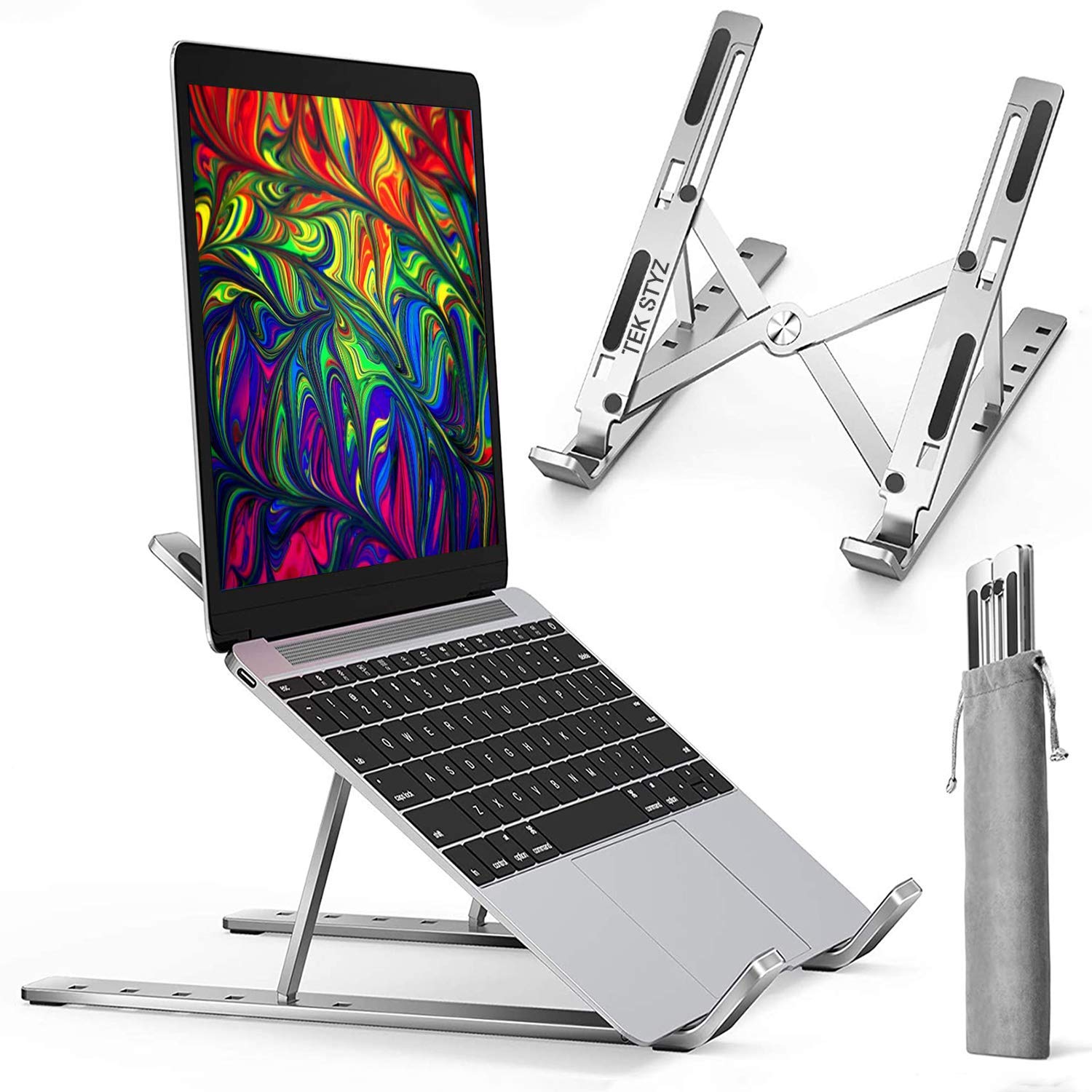 PRO Stand Works for Huawei MediaPad M5 Lite 8 Large Items Desktop Holder That's Adjustable, Portable