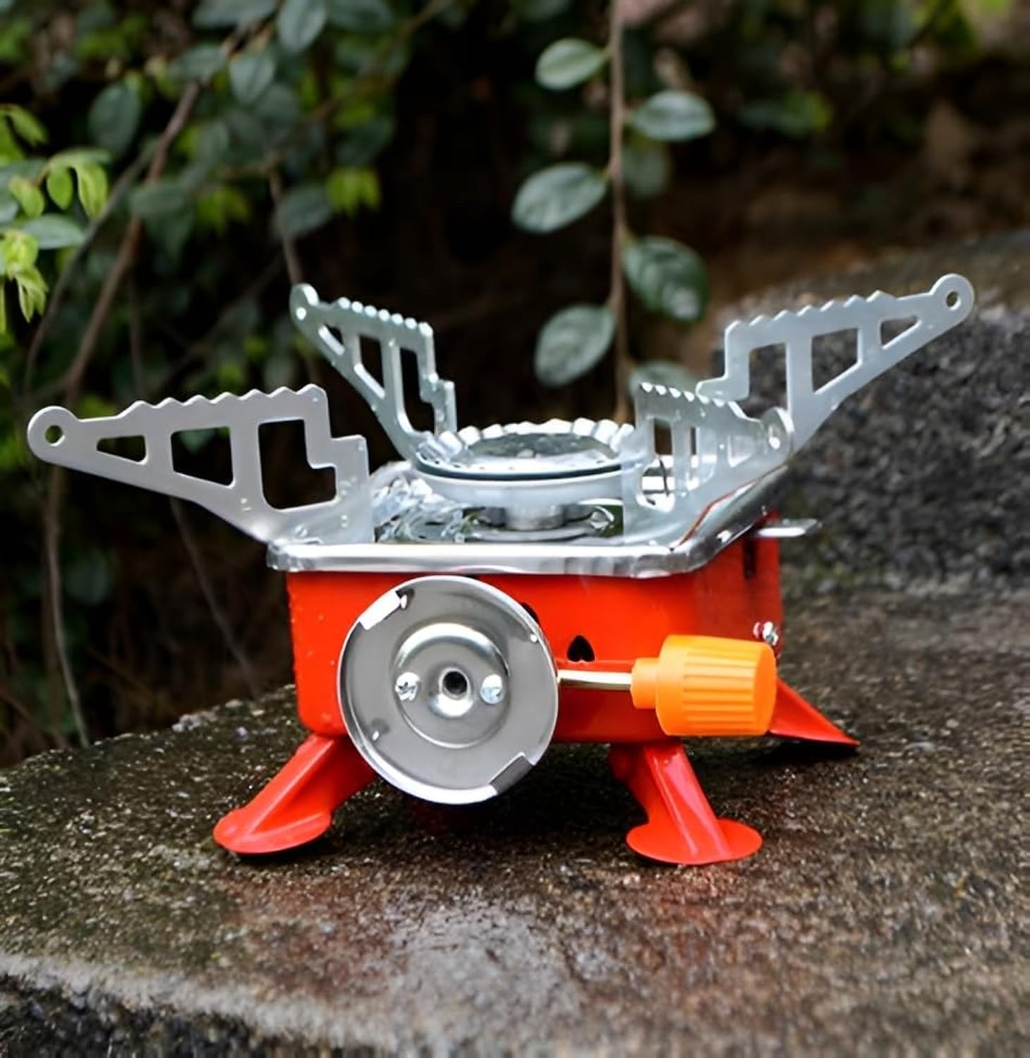 Mini Portable Stainless Steel Gas Stove for Outdoor Cooking