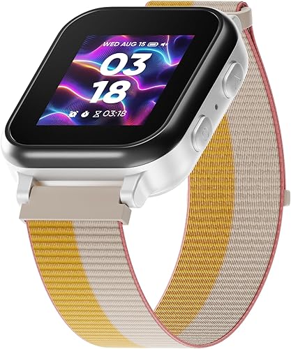 Gabb Correa deportiva de nailon para reloj inteligente, talla única, cómoda, fácil de usar y elegante, colores para niños y niñas, reloj 2