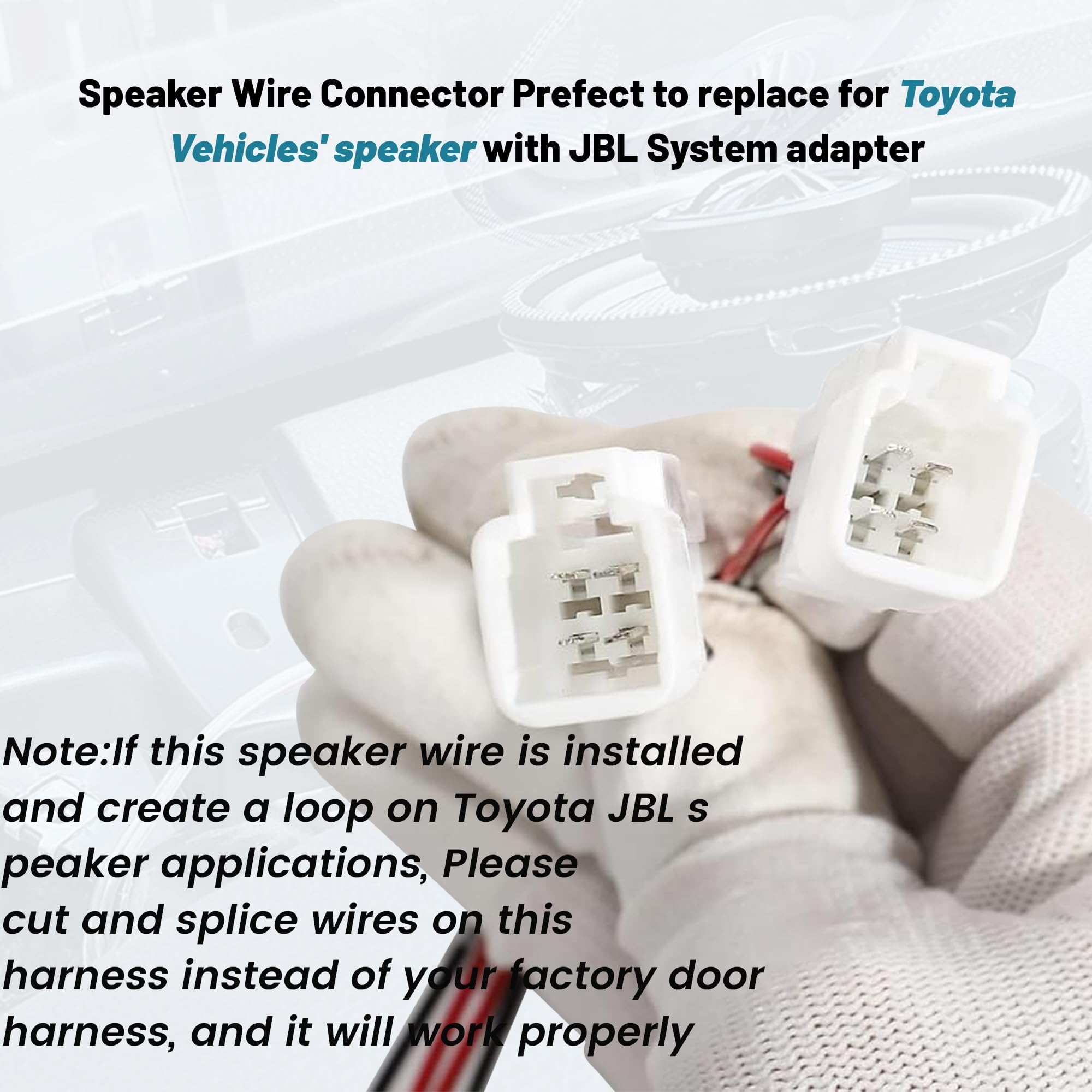 Amazon.com: NuIth Front Speaker Wiring Harness Adapter Connector