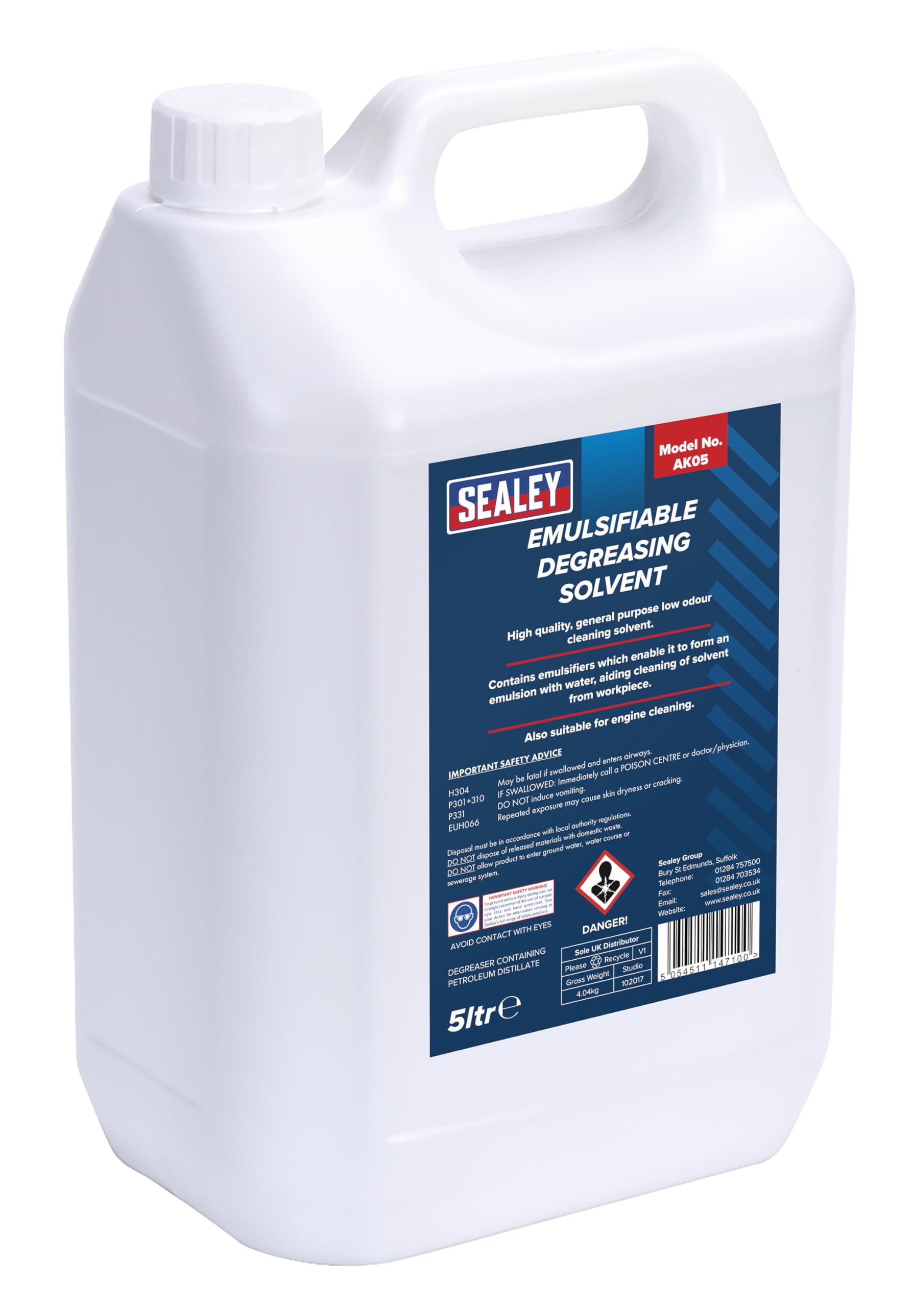 Degreasing Solvent Emulsifiable 5L 5054511147100