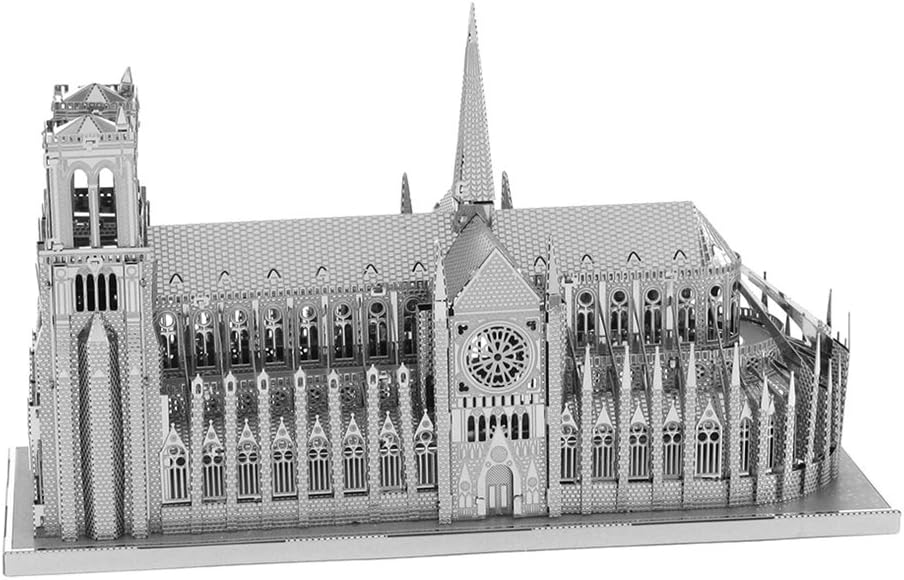 Fascinations Premium Series Notre Dame Cathedral 3D Metal Model Kit