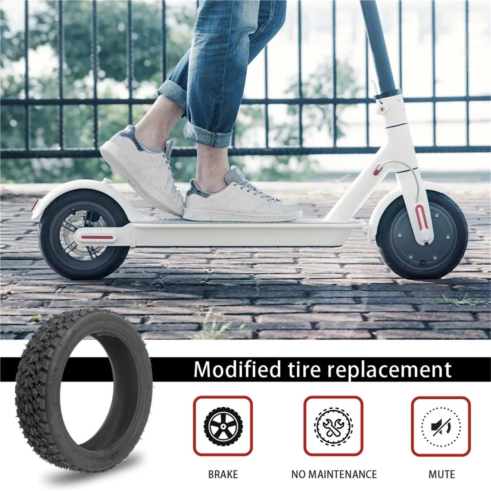 Camera d'Aria per Monopattino Elettrico Pneumatico da 8,5" for skateboard, camera d'aria, parti di scooter elettrici