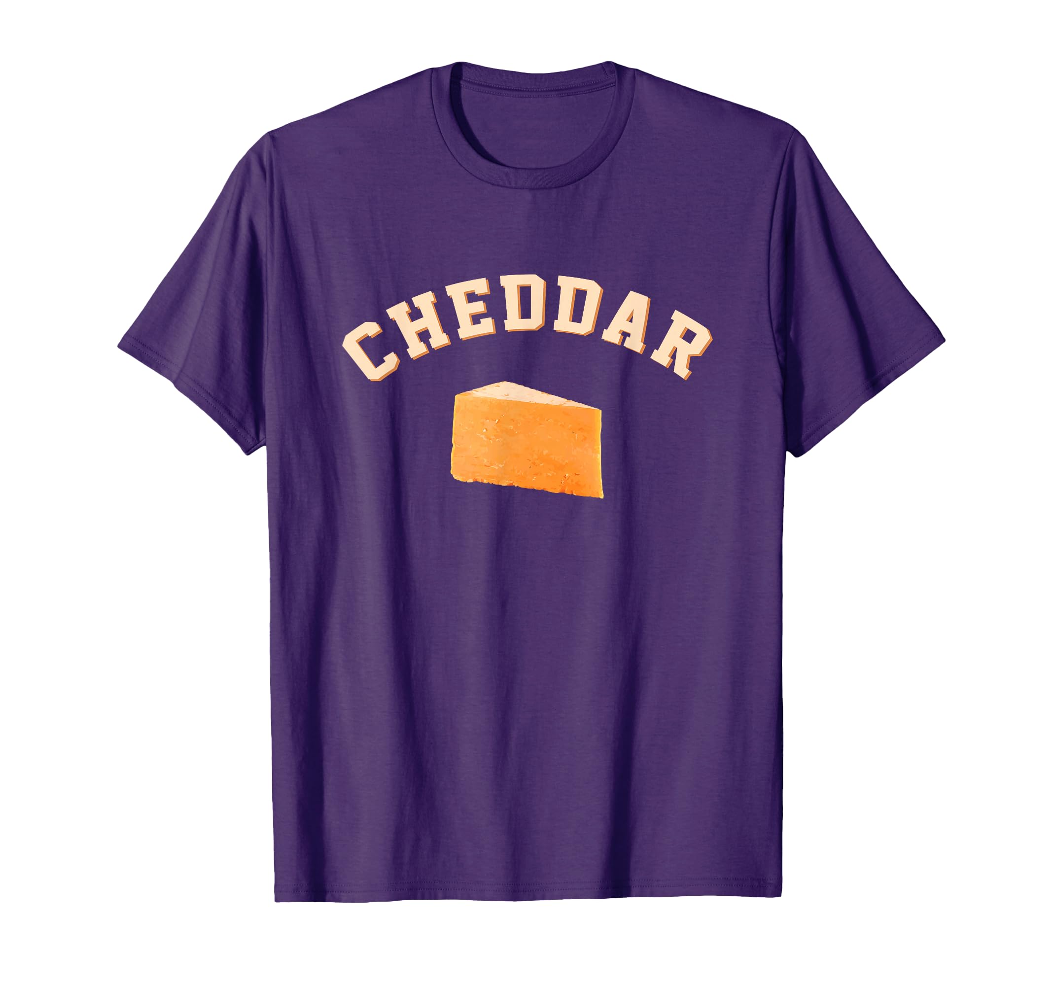 Cheddar Cheese Funny College Team Mascot English Word T-Shirt