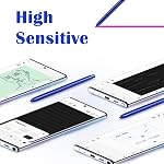 2 Pcs Galaxy Note 10 Stylus Pen Replacement for Samsung Galaxy Note 10 Note 10 Plus Note 10+ 5G Touch S Pen withoutBluetooth(Aura Glow Silver)