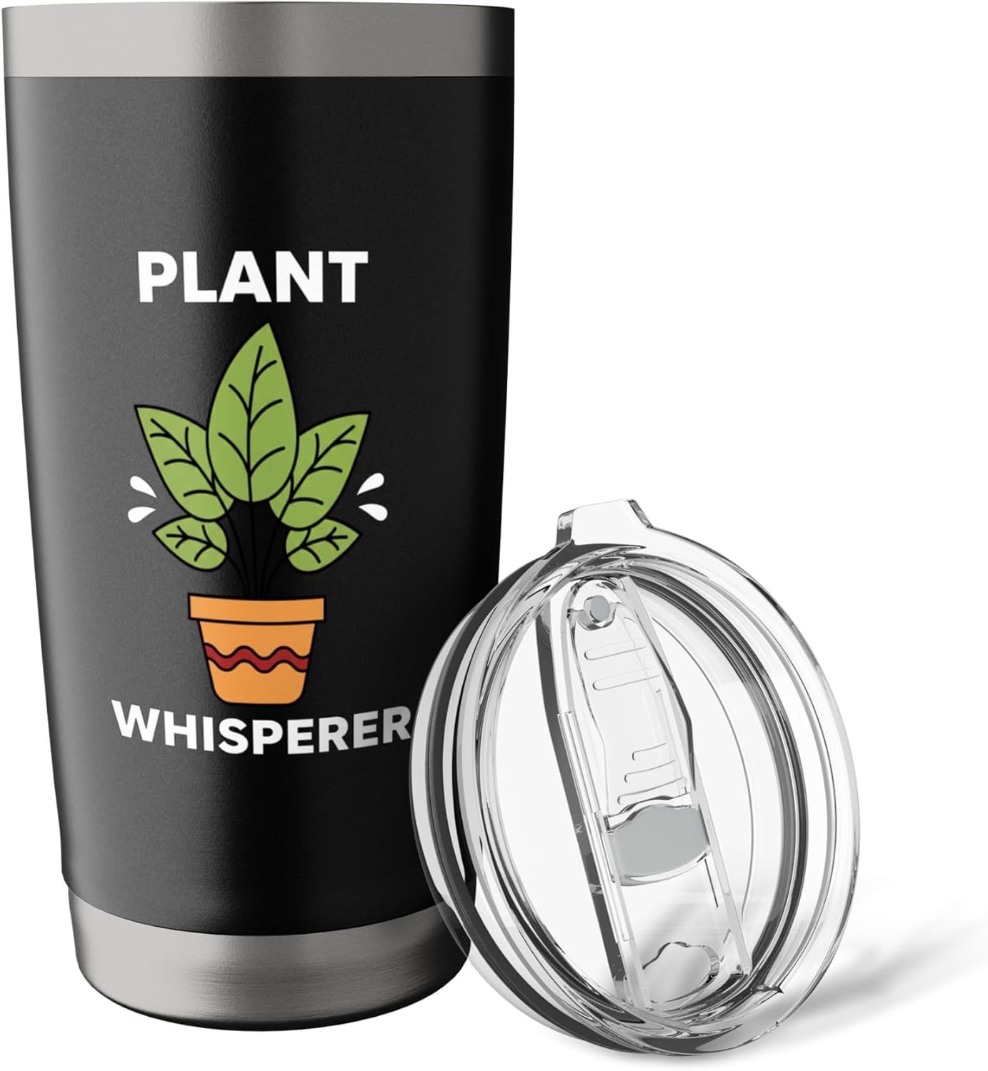 Plant Whisperer Funny Gardening Nature Lover Indoor Plant Stainless Steel Insulated Tumbler image 5