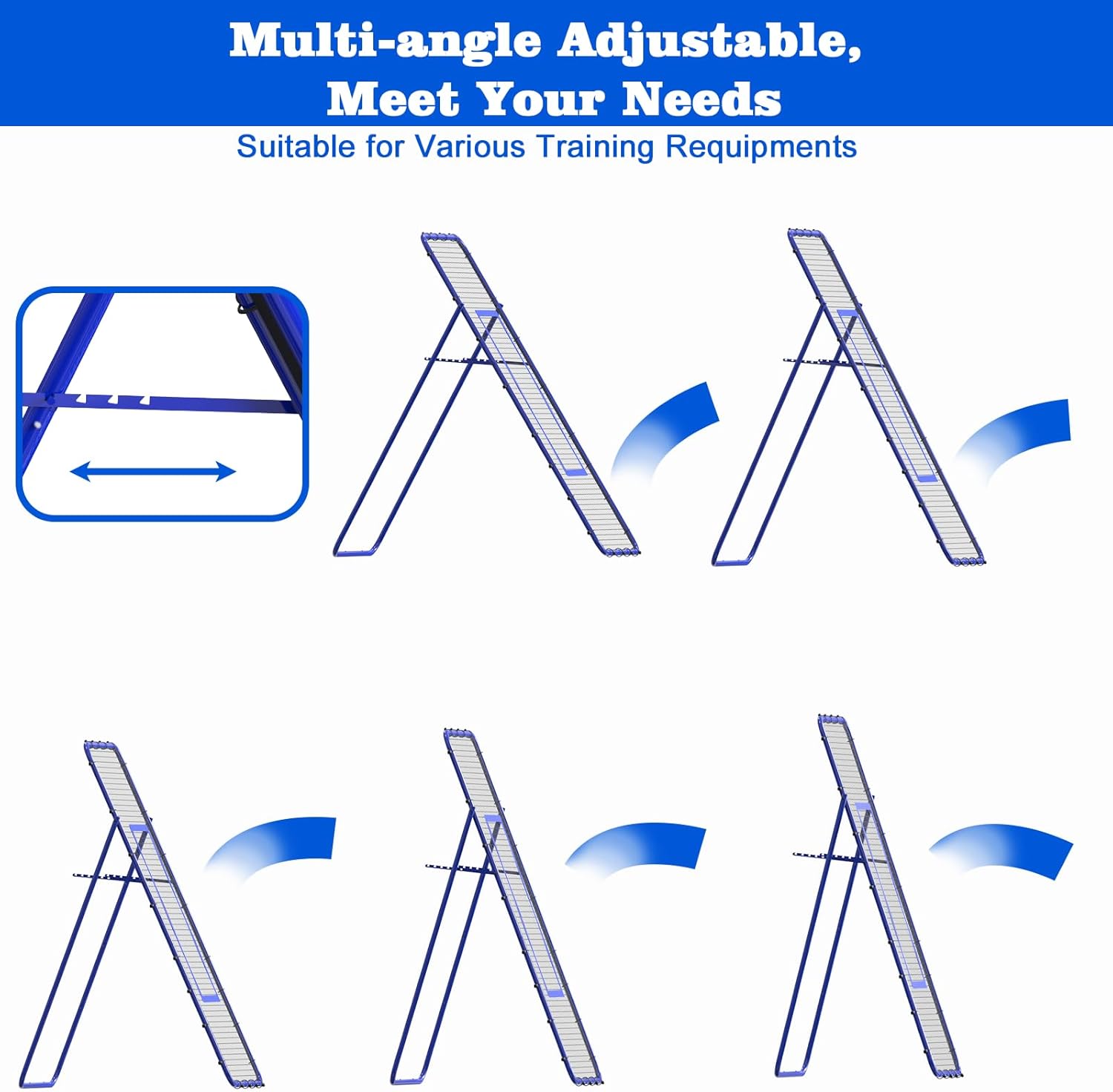 Adjustable Volleyball Rebounder Net 7x4 FT, Steel Frame & High-Tension PE Netting, Durable & Portable Volleyball Training Equipment Practice for Improving Volleying, Bumping, Spiking Skills - Image 3