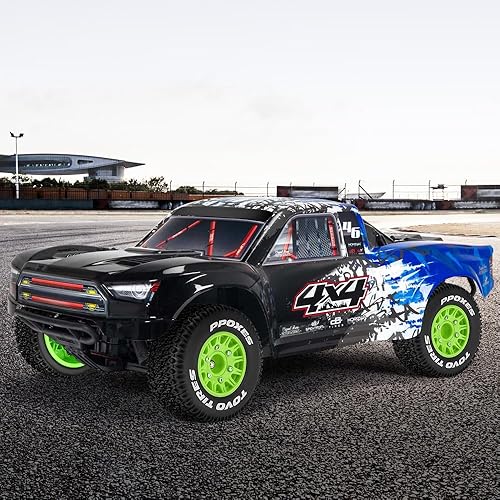 Miniatura 19 de GLOBACT Ruedas y neumáticos hexagonales RC de 0.472 in/0.551 in 1/10 RC para Arrma Senton Fury Slash Axial Losi Redcat Rc4wd Hex Reemplazo Negro
