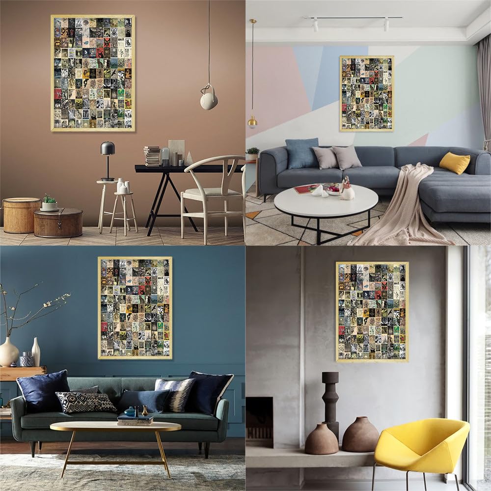 Impossible Affiche d'art rétro en mosaïque Puzzle 2000 pièces pour Adolescents 70x100cm Cadeaux pour Les Amis et la Famille Convient aux Personnes de Plus de 14 Ans