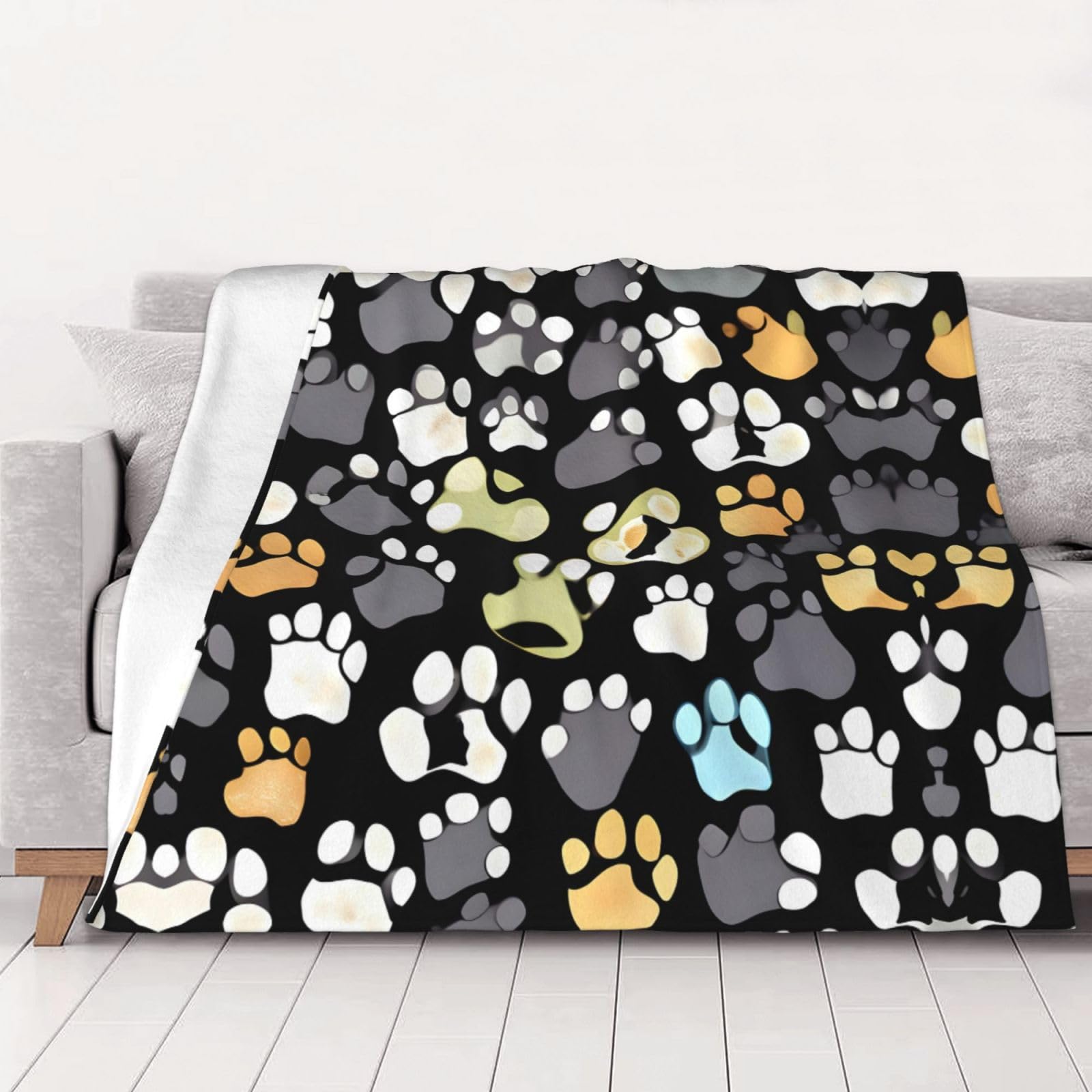 Flanelle douce et épaisse pour cette couverture de lit de luxe isolante contre le froid du panier
