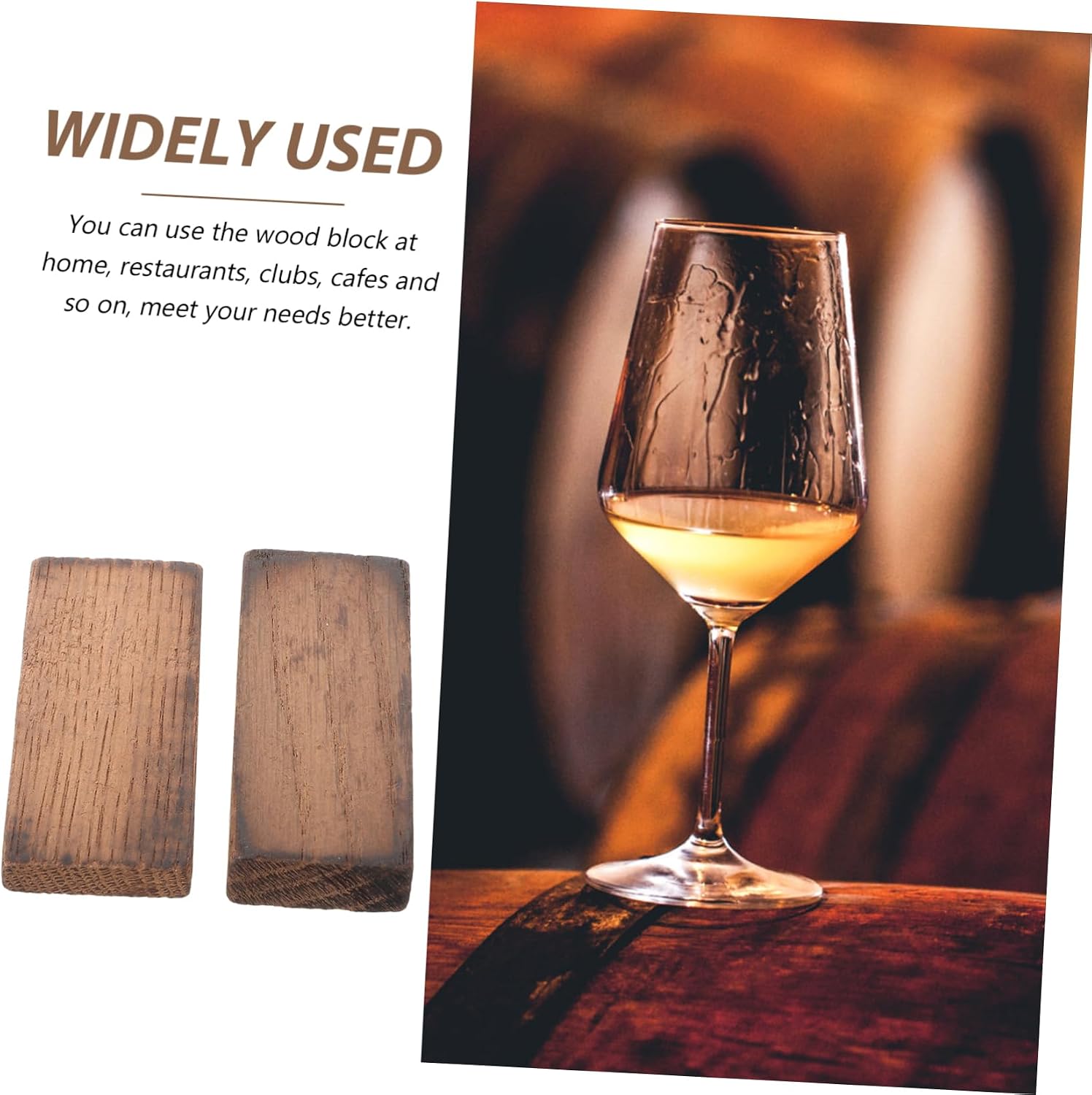 1set Medium Toasting Oak Wine Brewing Blocks for Aging Red Wine Easy to Use Wooden Brewing Supplies for Home and Professional Use French Oak Chips