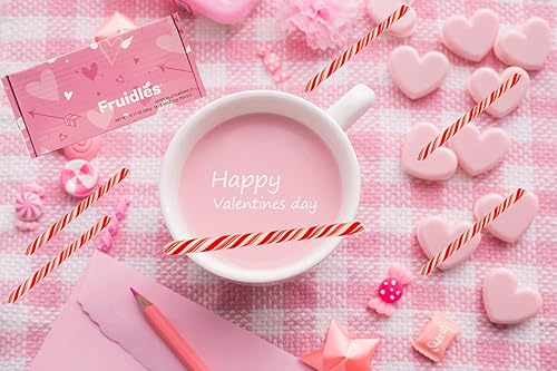 Miniatura 10 de Fruidles Red Swirl - Chupetes de bastón de caramelo, sabor a fruta mixta multicolor antigua, envueltos individualmente, 5.5 pulgadas, peso neto