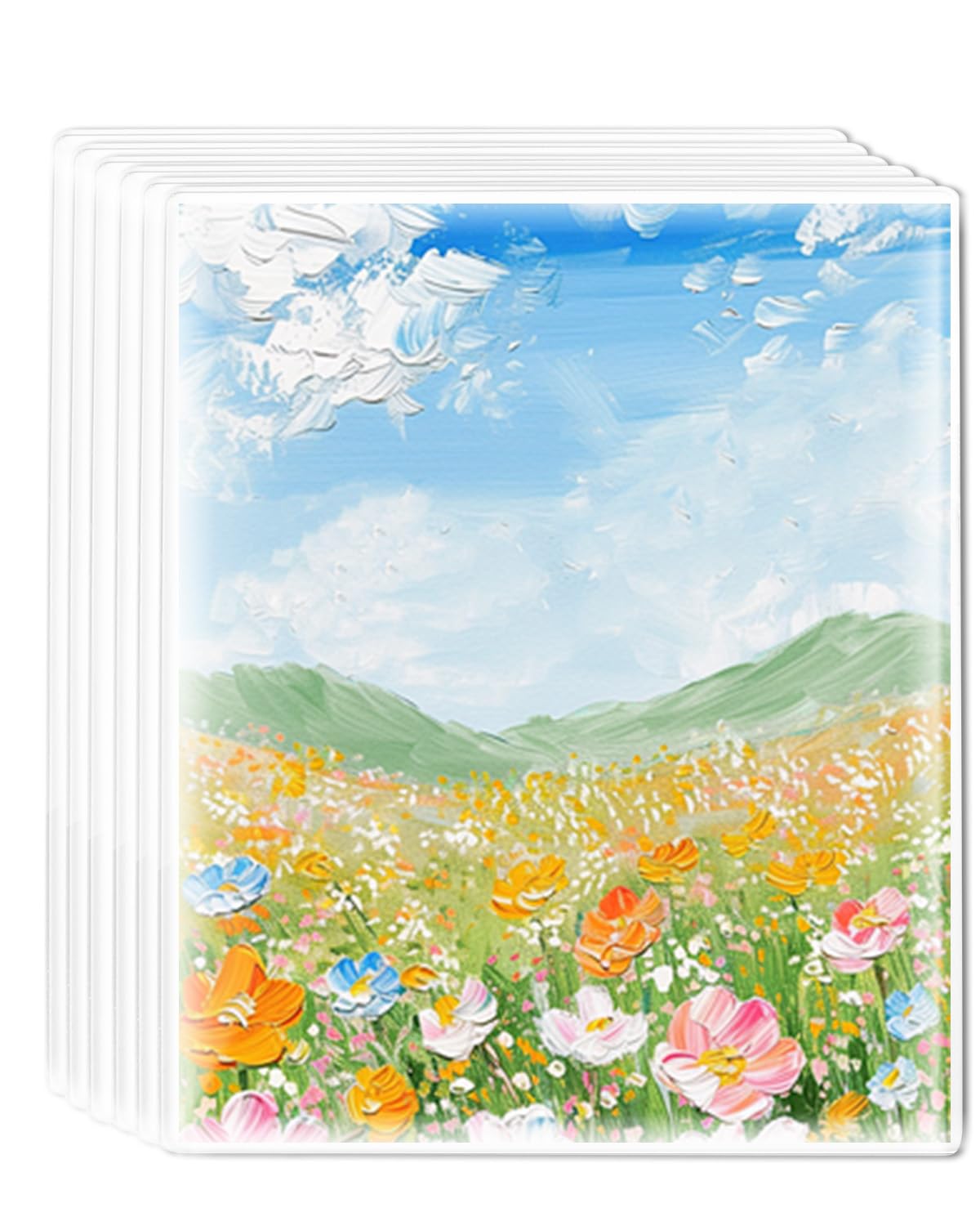 ZaKaBox Gel Printing Plate 8” X 10”, Reusable Gel Plate Printing Starter Kit for Monoprinting, Printmaking, and Mixed Media Art, Printmaking Supplies, Ideal for Home and Classroom Crafts, 1 pc