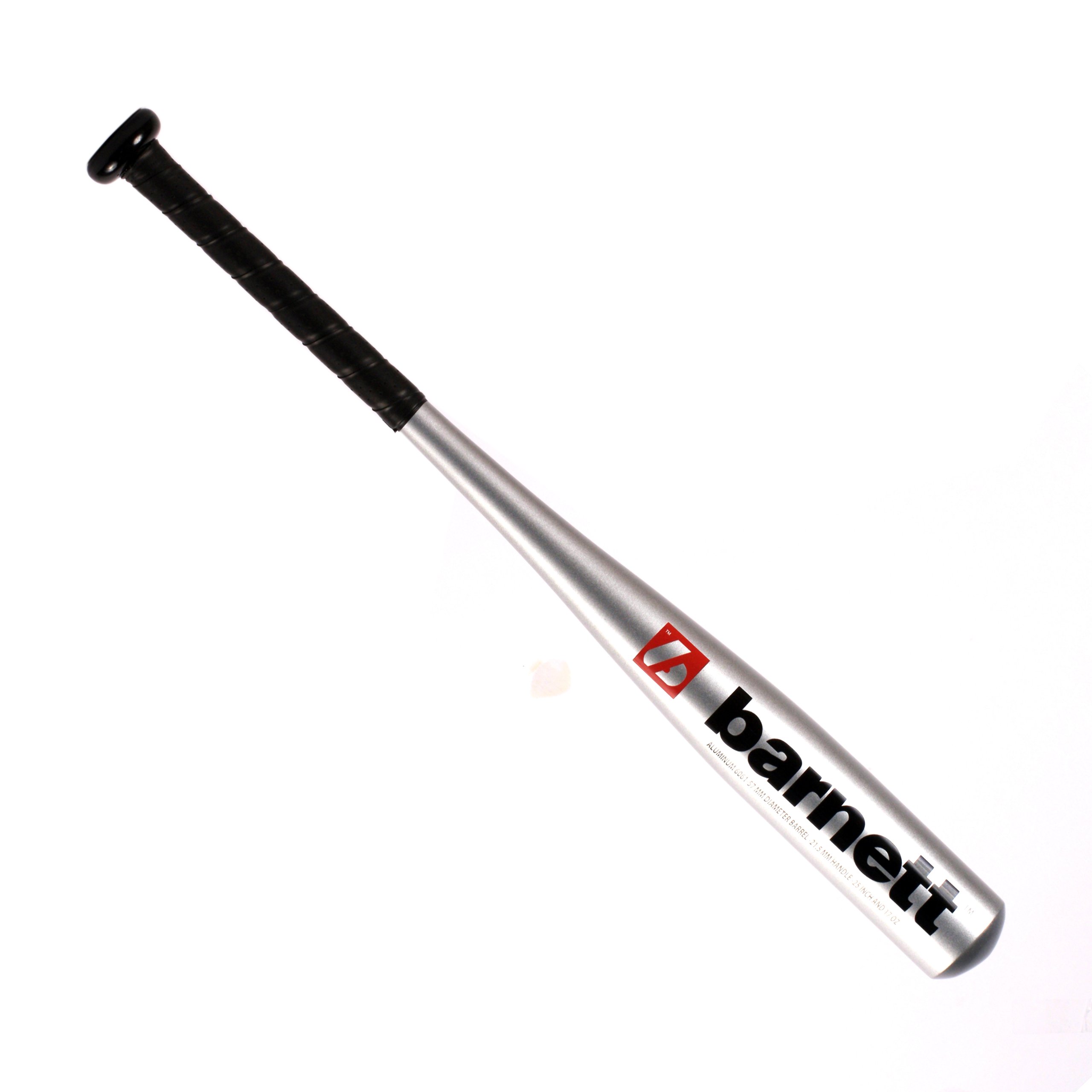 BARNETT T-Ball - Mazza da baseball in alluminio, misura 63,5 cm, metallo argentato