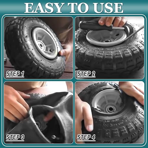 Vista 34 de Cenipar - Tubos interiores de 16 x 6.50-8, 16 x 7.50-8 con vástago de válvula recto TR-13 de Cenipar, rueda interior resistente de 16 x 650-8/16 x