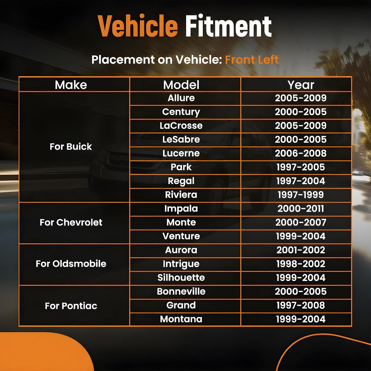 maXpeedingrods Front CV Axle Shaft Assembly for Chevrolet Impala 2000-2011, Monte Carlo, Venture & Buick LaCrosse 2005-2009, Allure, Century, Regal & Oldsmobile & Pontiac, Left Driver Side 66-1255
