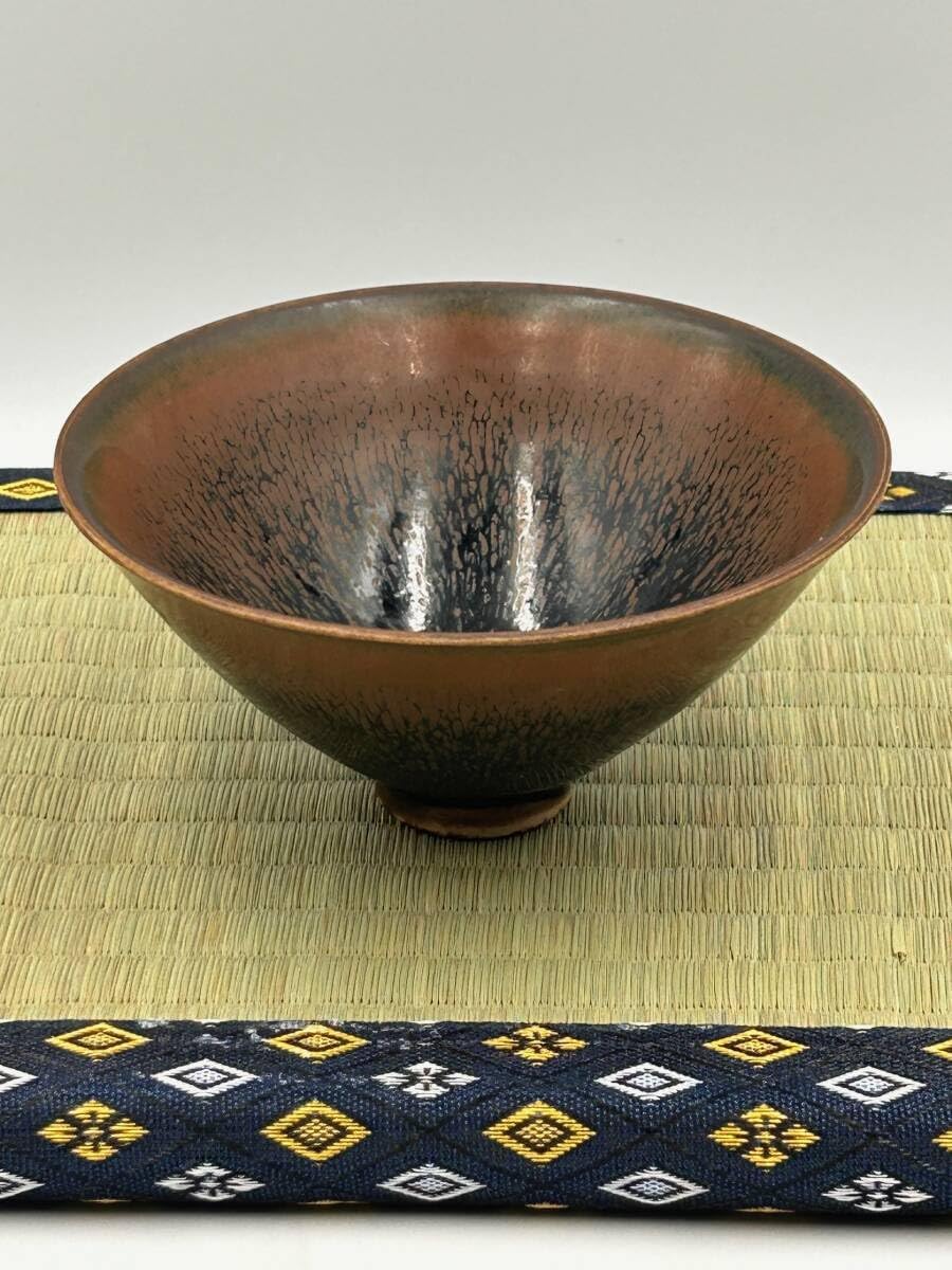 中国美術唐物南宋建窯兔毫盞建窯禾目天目茶碗建