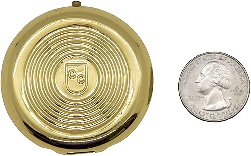 Miniatura 3 de Pyx de 2 pulgadas para la sagrada comunión con medallón de madera de olivo