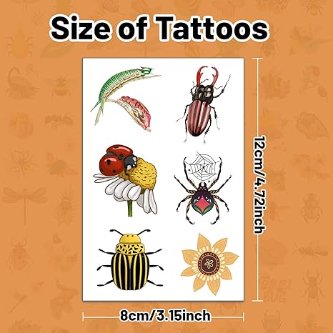 🐞 Lady Bug Tattoos! 24 Sheets of Fun!