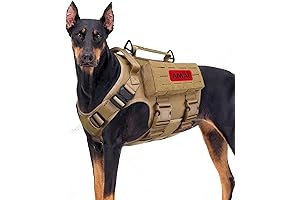 Tactical Dog Vest with Pockets: Ultimate Control, Comfort, and Storage for Large Dogs