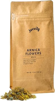 Jovvily Arnica Flowers - 8oz - Dried Whole Flowers - Decorative Flowers