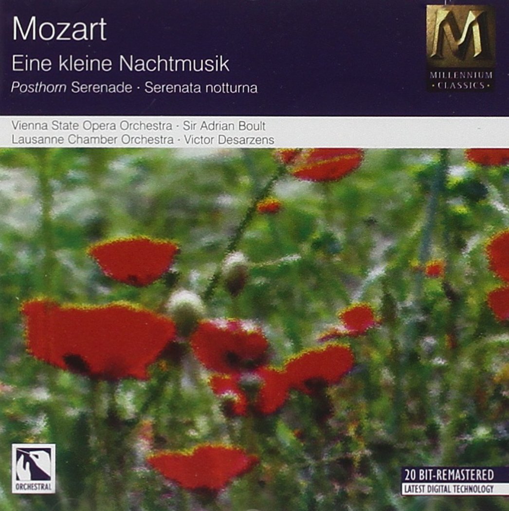 Mozart: Serenades [Audio CD] Mozart; Mozart, Wolfgang Amadeus and Boult, Sir Adrian
