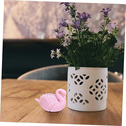 Miniatura 9 de EXCEART Molde de cisne 3D de silicona para animales, molde de resina para fondant, molde de jabón para pudín de bricolaje, postres de chocolate,