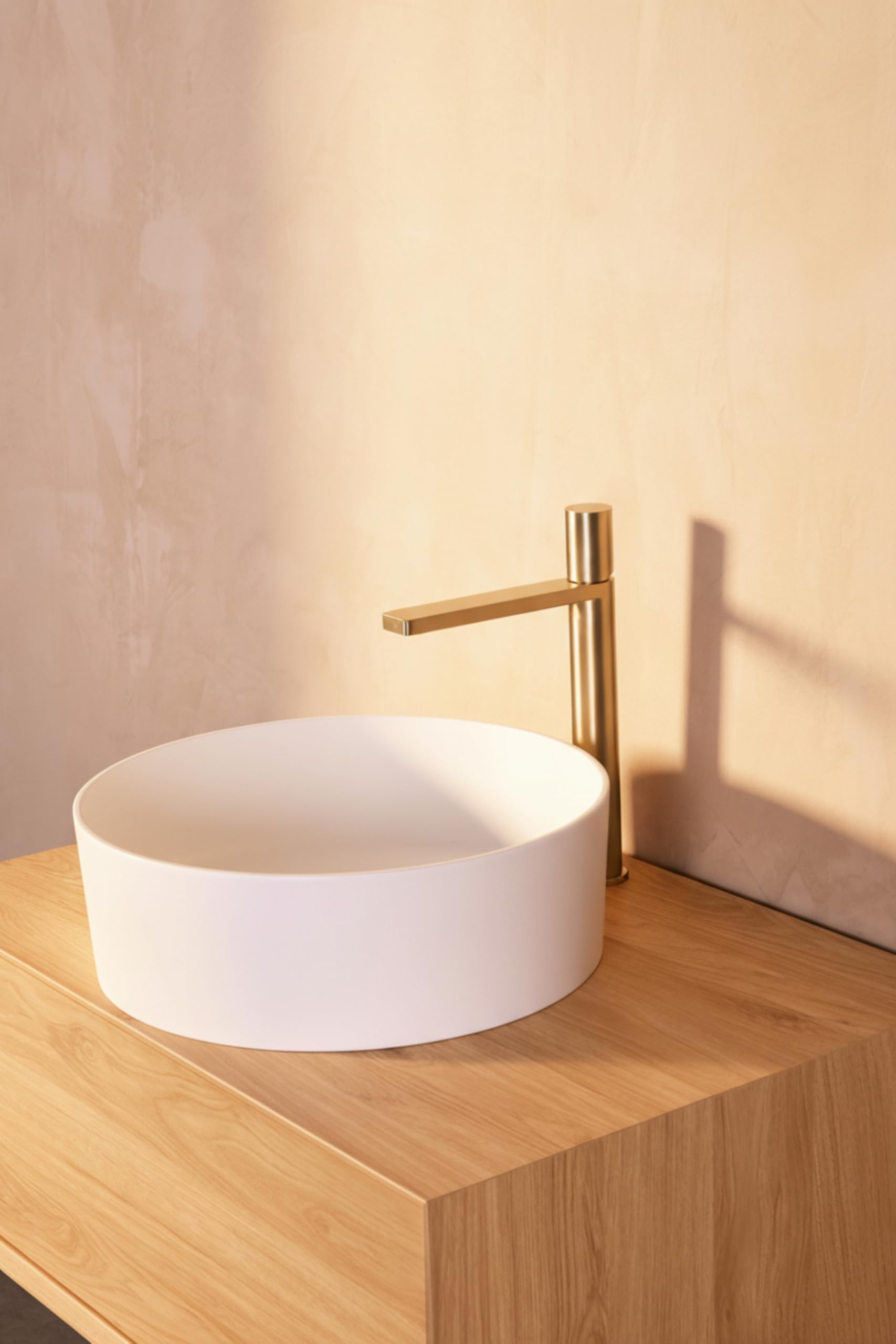 Mitigeur lavabo en inox MILTON haut avec finition haut de gamme