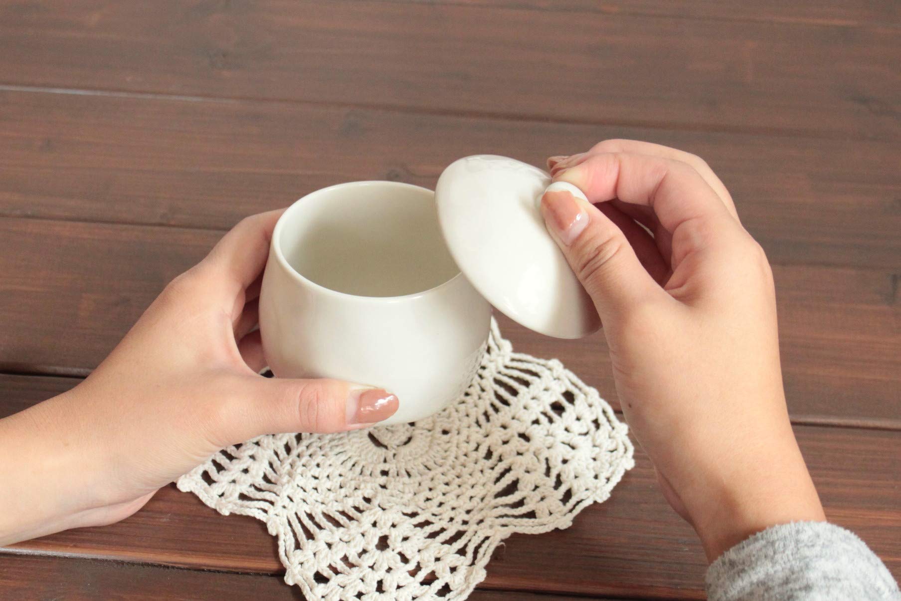 Amazon | ぽってり可愛い茶碗蒸し (和食器 洋食器 白い食器 スープ