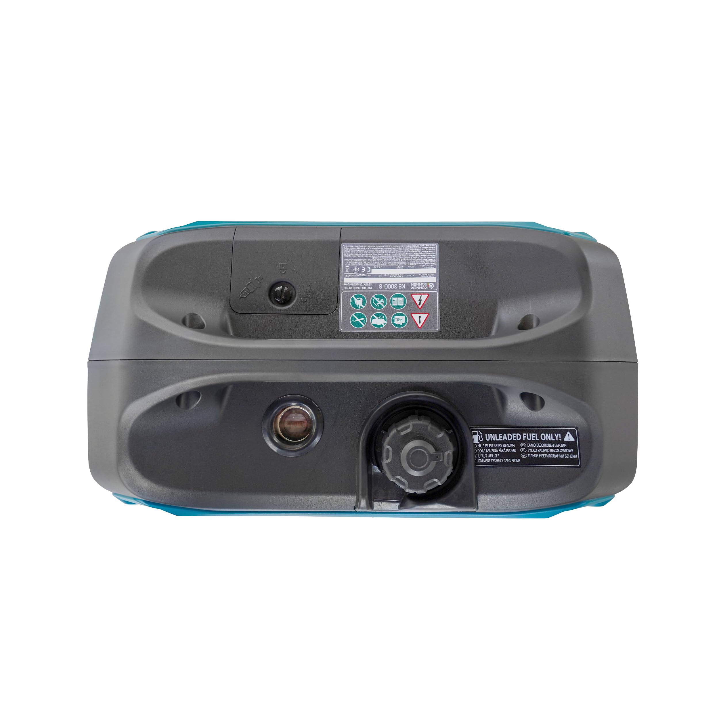 K&S Könner&Söhnen Generador de corriente KS 3000i S 3000 W con 3,3 kW de potencia máxima, generador de corriente con modo ecológico, generador de corriente de emergencia, onda sinusoidal pura