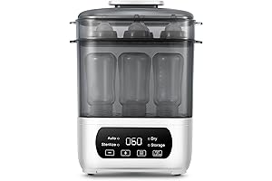 Baby Bottle Ste-rilizer and Dryer: Clean and Dry, Every Time!