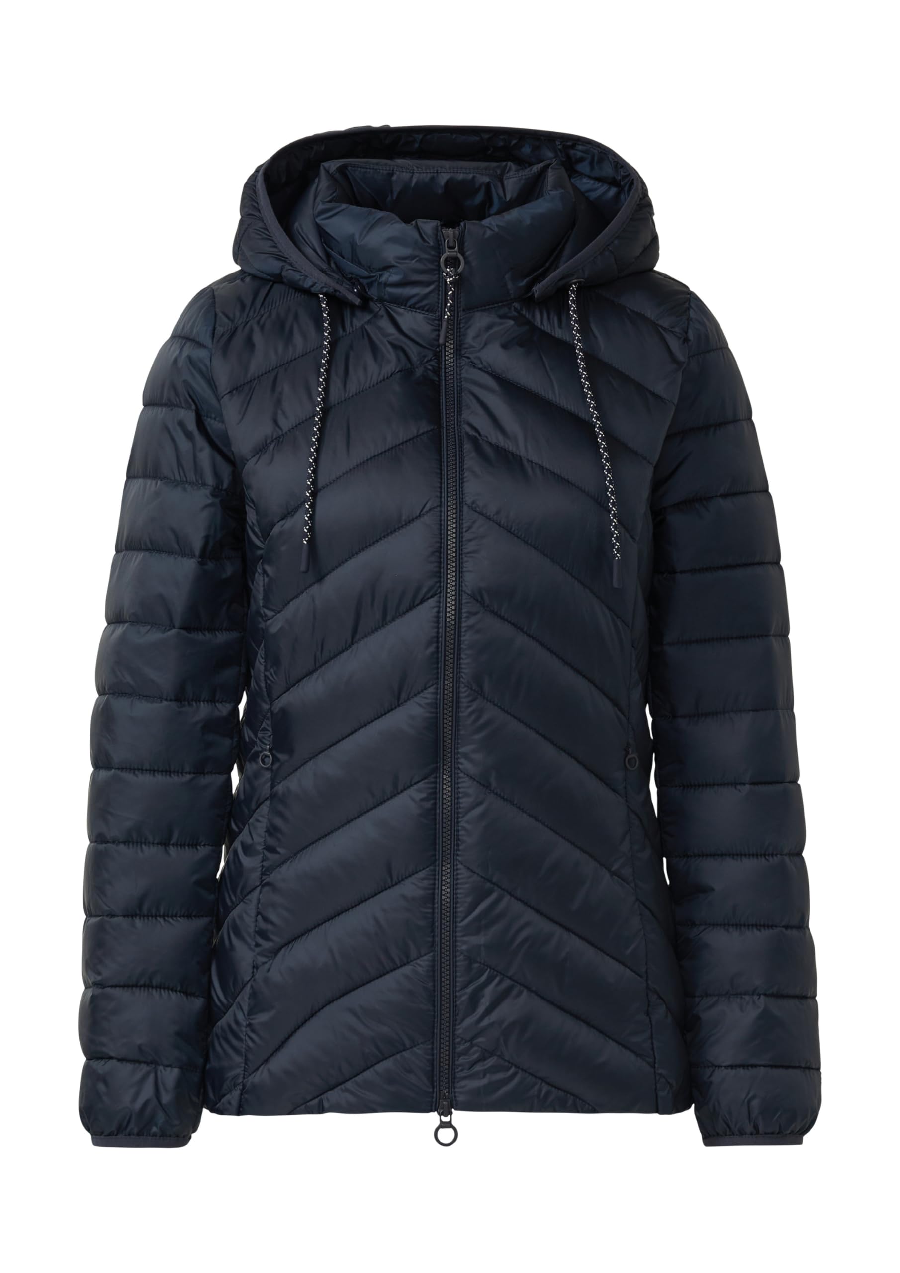 s.Oliver Gesteppte Jacke mit abnehmbarer Kapuze im Slim Fit