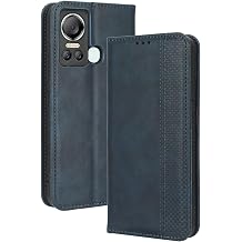 Case Compatible with Itel S18, PU Leather flip Cover Compatible with Itel S18 S663L Phone Case Blue