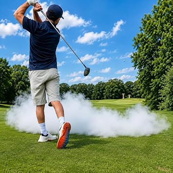 JP Lann Exploding Golf Balls (Sleeve of 4) - Prank Golf Balls that Explode Into A Cloud of White Smoke Upon Impact - Funny Novelty Golf Gag Gift for Golfers