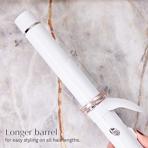 Miniatura 4 de T3 CurlWrap Automatic Rotating Curling Iron with Longer Barrel, 2 Timer Settings, 9 Heat Settings, Auto-Rotating Ceramic Barrel and Ion Generator