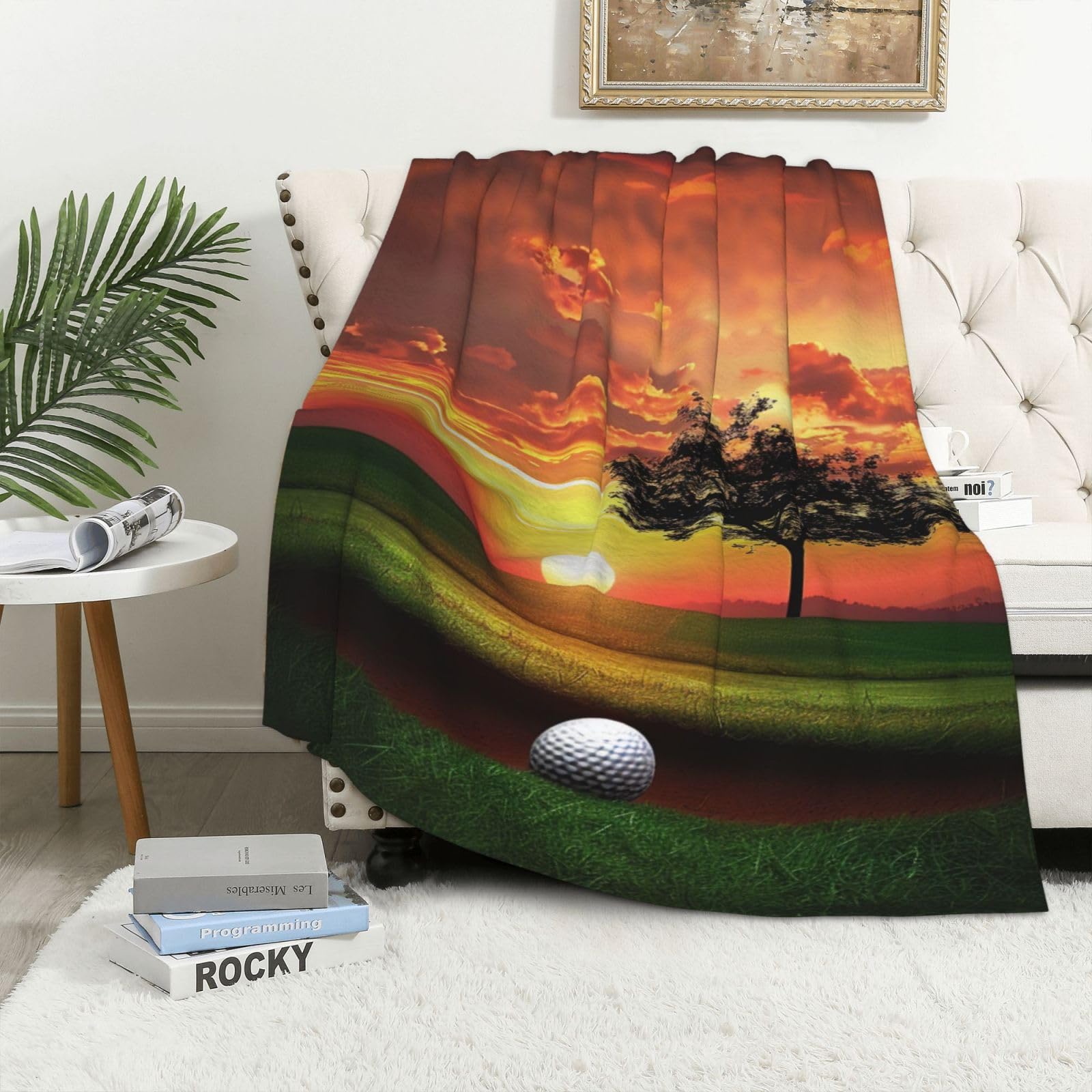 Couverture douce contre le froid petite taille pour lit et fauteuil de bureau