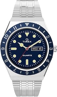 38 mm Q Timex Reissue Stainless Steel Bracelet Watch