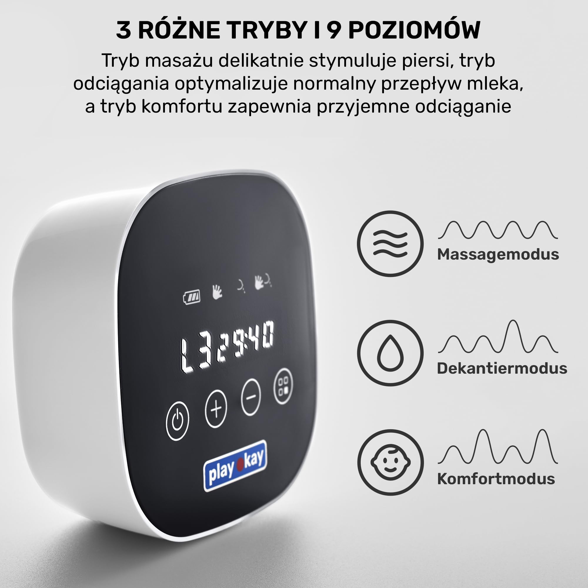 Elektryczny Laktator - Przenośny Laktator O Niskim Poziomie Hałasu -Bardzo Ciche Odciąganie Mleka - Podwójny Laktator Dla Dziecka Bez Użycia Rąk - Bezbolesny - Akcesoria Do Karmienia (Biały)